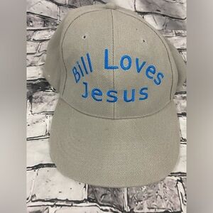 SWT Bill Loves Jesus Tan Baseball Hat